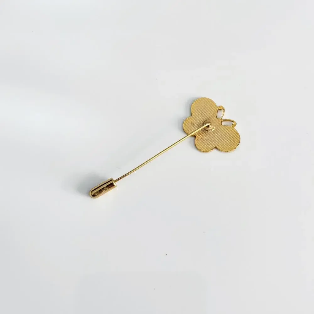 Vintage Stick Pin Set – Butterfly, Floral & Bird Motifs (Set of 3)
